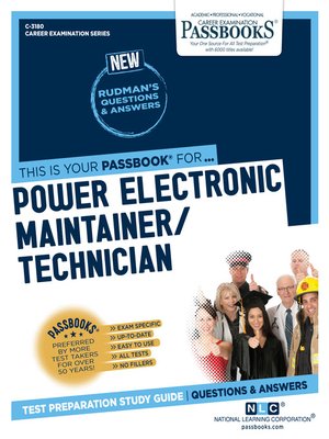 cover image of Power Electronic Maintainer/Technician